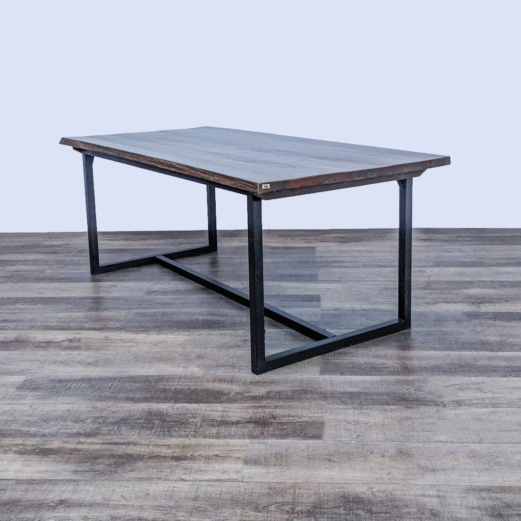 the urban port walnut and black walnut coffee table