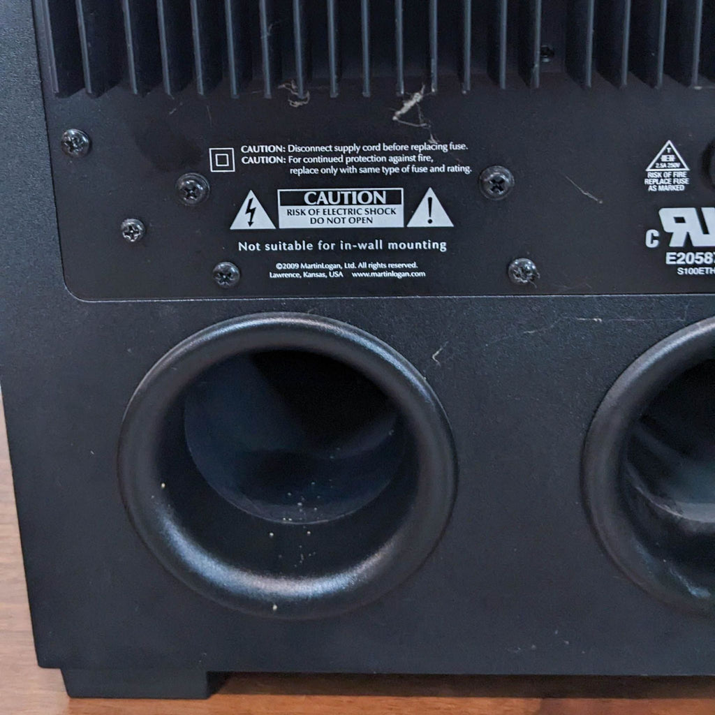 Martin Logan MLT-2 Powered Subwoofer Black