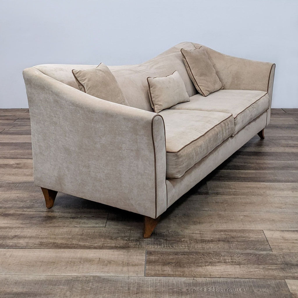 Contemporary Curved Back Sofa