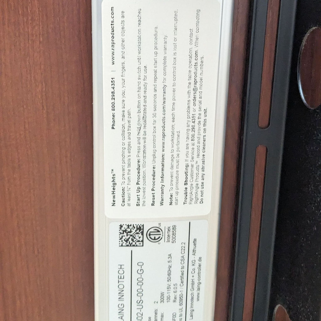 Large Adjustable Sit/Stand Desk