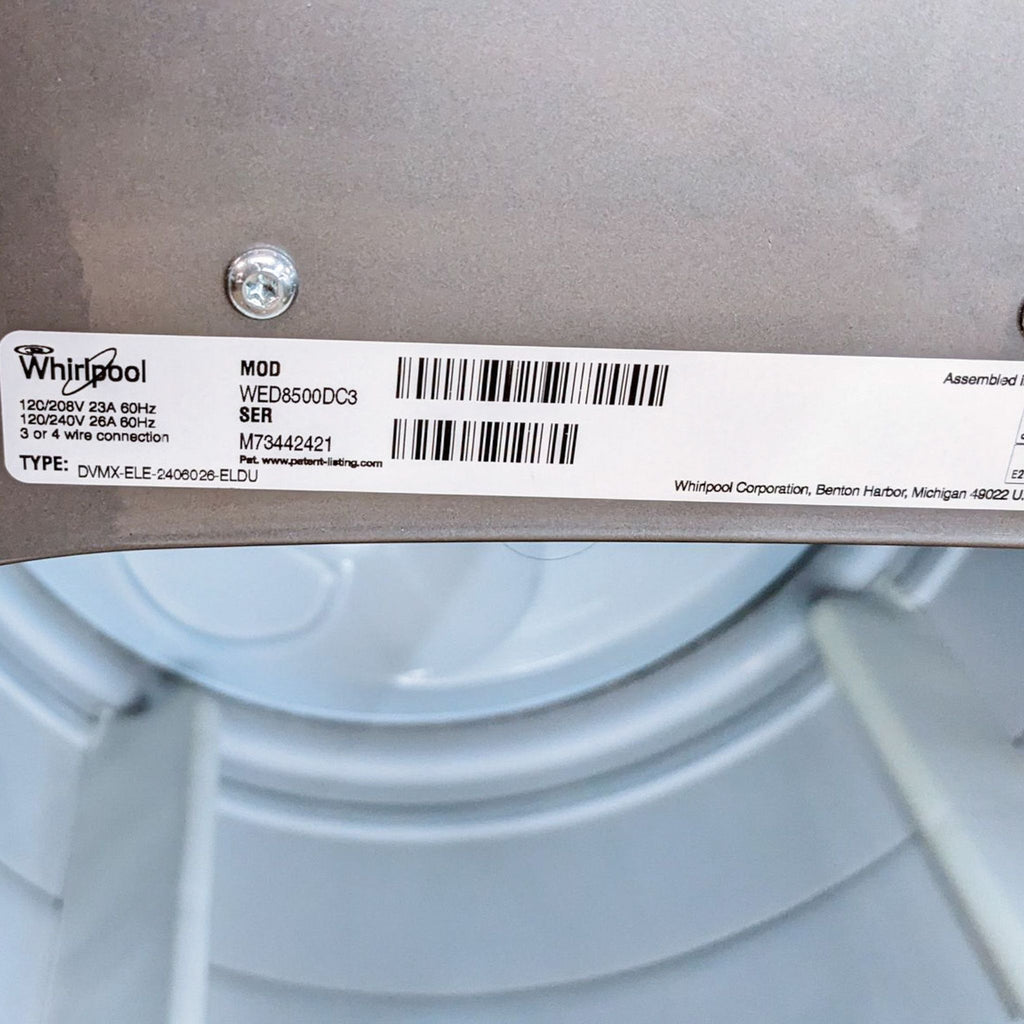 Whirlpool Dryer WED8500DC3