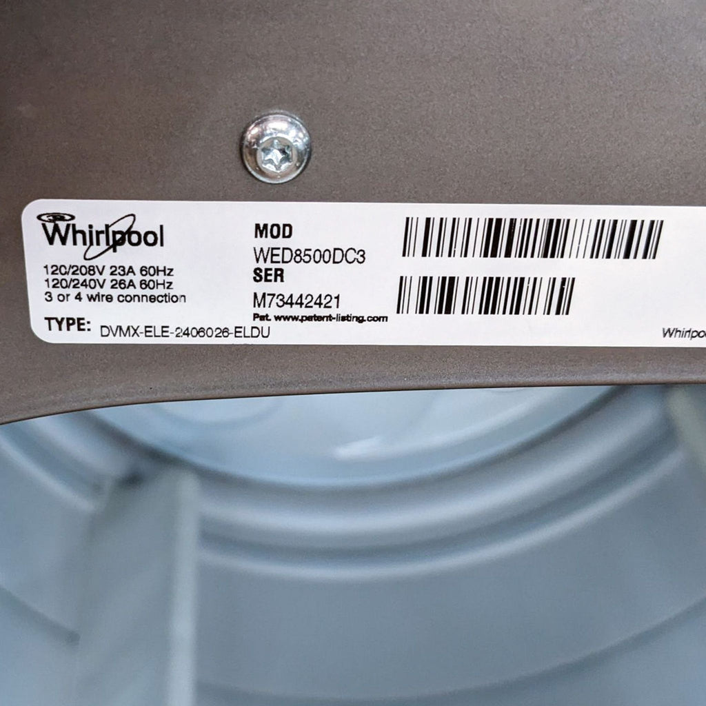 Whirlpool Dryer WED8500DC3
