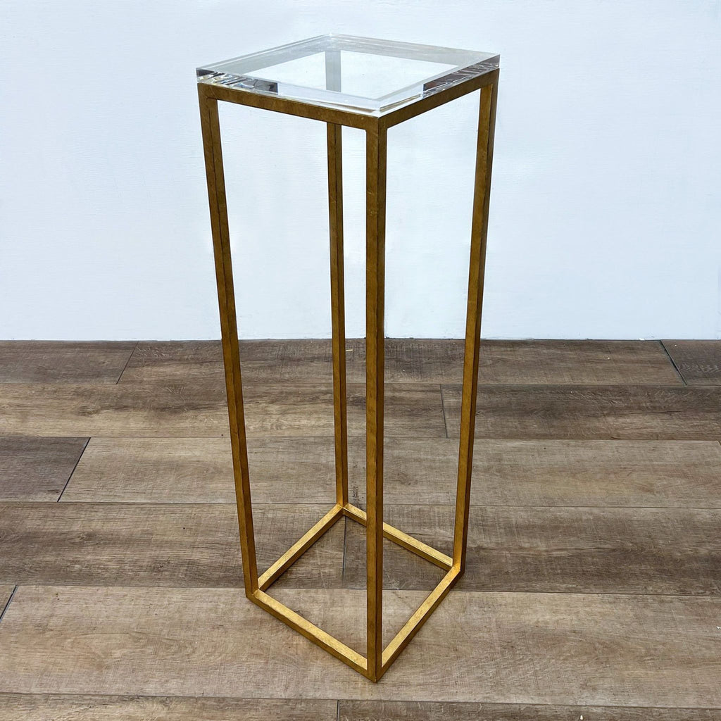 Display Stand with Plexiglass Top