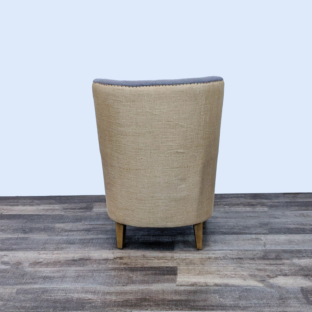Contemporary Tufted Wingback Chair