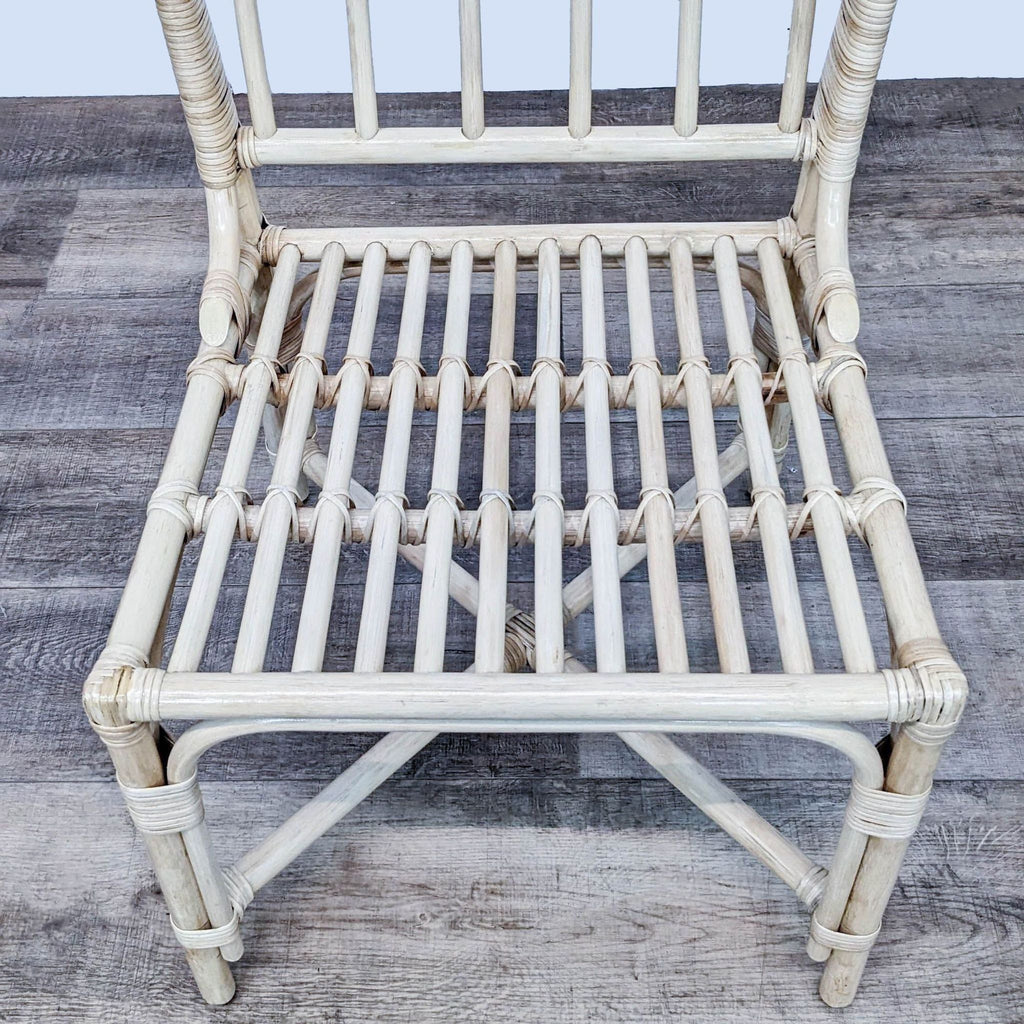 Pottery Barn Rattan Side Chair