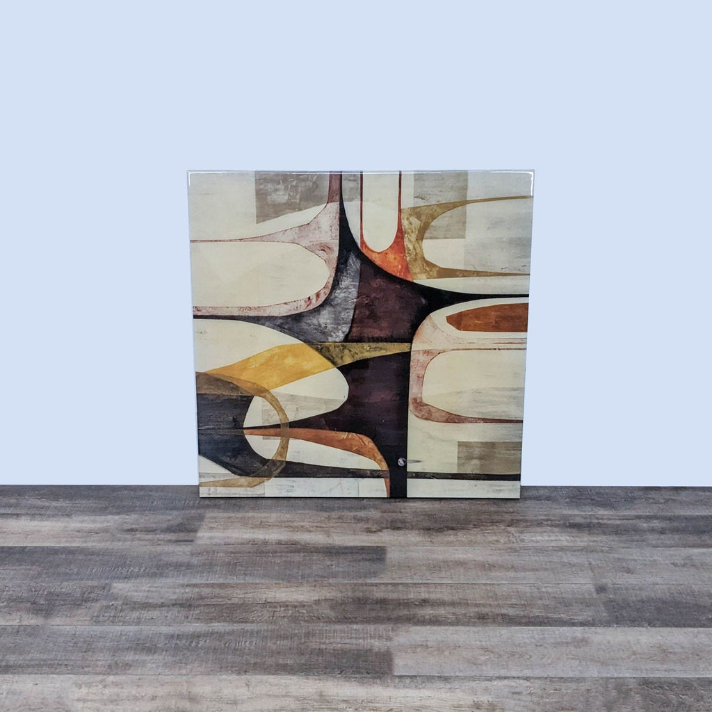 a painting of a person with a pair of shoes 