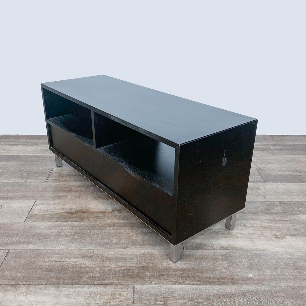 Two Drawer Open Shelf TV Stand