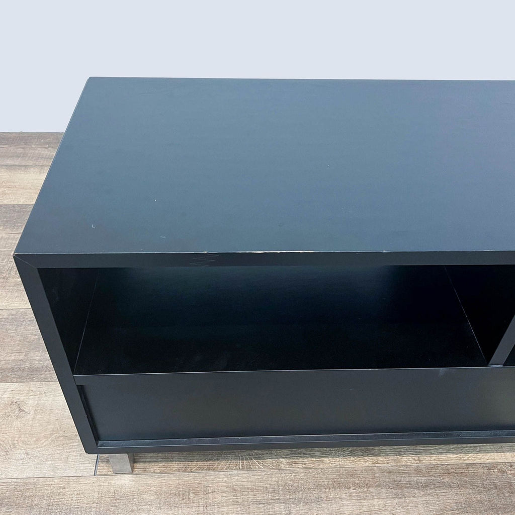 Two Drawer Open Shelf TV Stand