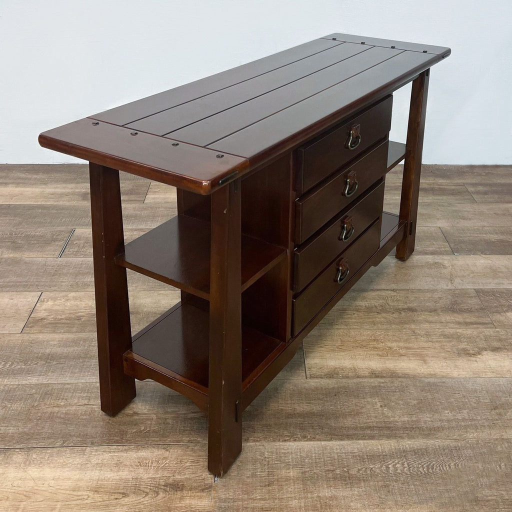 Four Drawer Console Table
