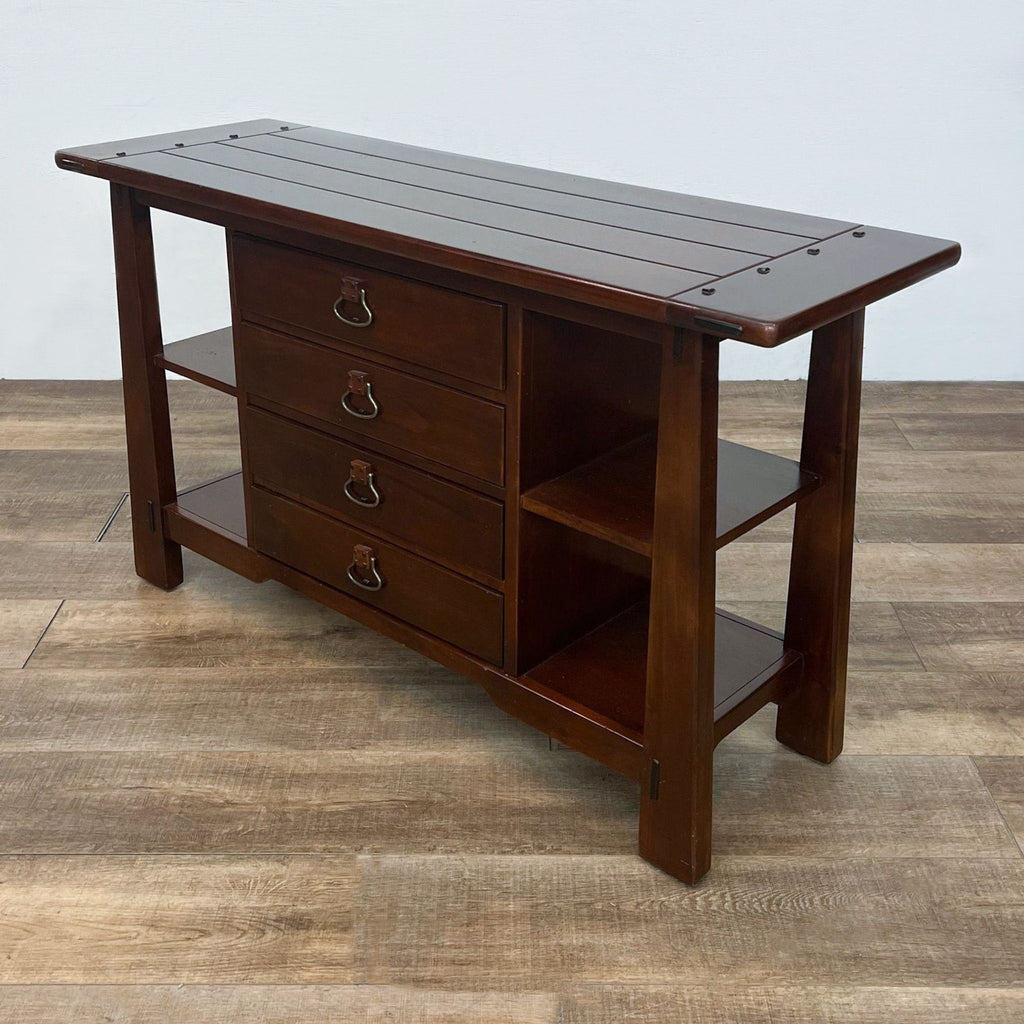 Four Drawer Console Table