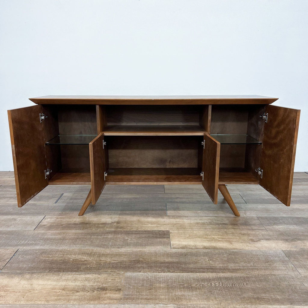 Mid-Century Modern Wood Credenza/Sideboard