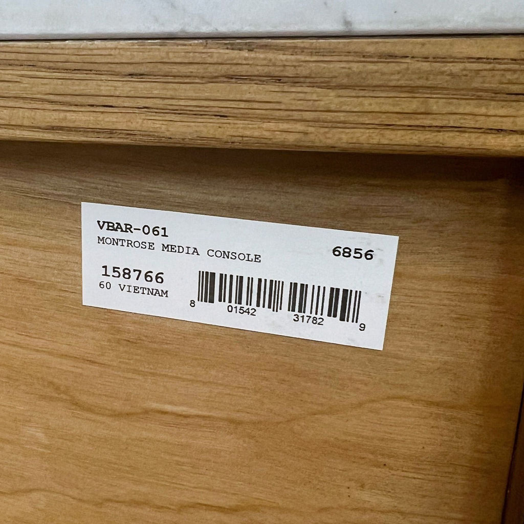 Four Hands Montrose Media Console