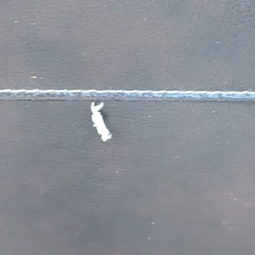 Brown Leather L Shape Sectional