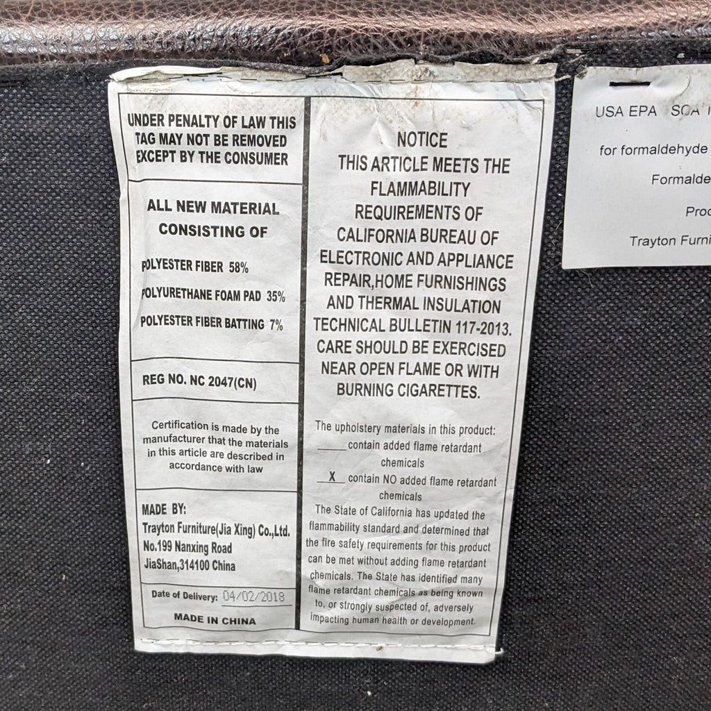 Brown Leather L Shape Sectional