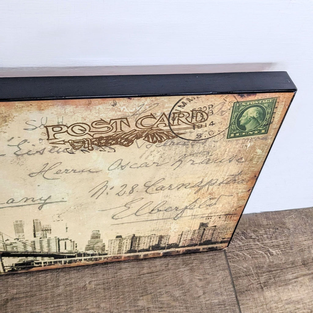 Brooklyn Bridge Post Card Art Print