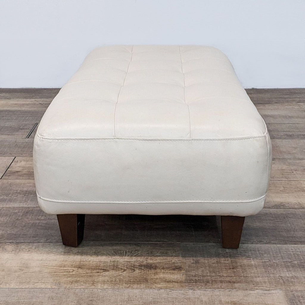 Chateau d'Ax Leather Ottoman
