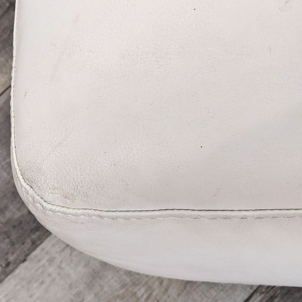 Chateau d'Ax Leather Ottoman