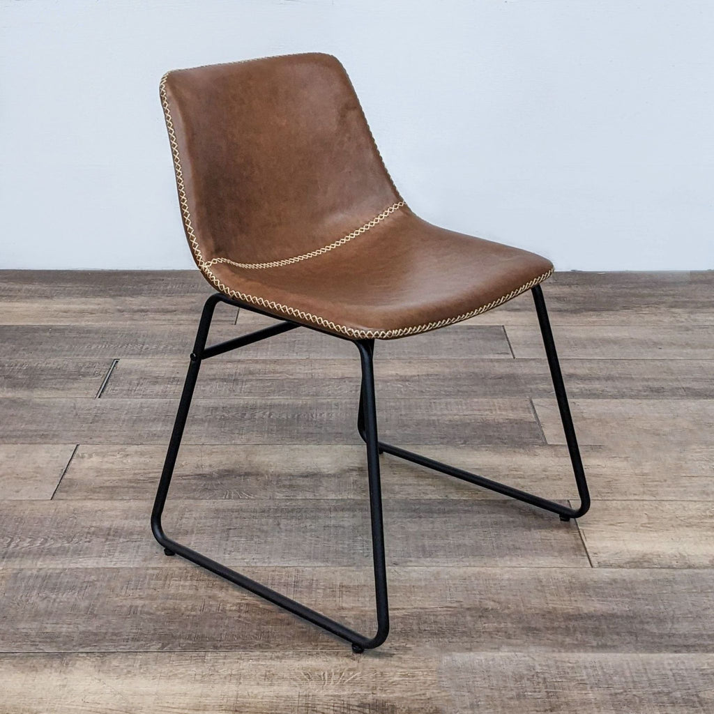 Contemporary Faux Leather Dining Chair