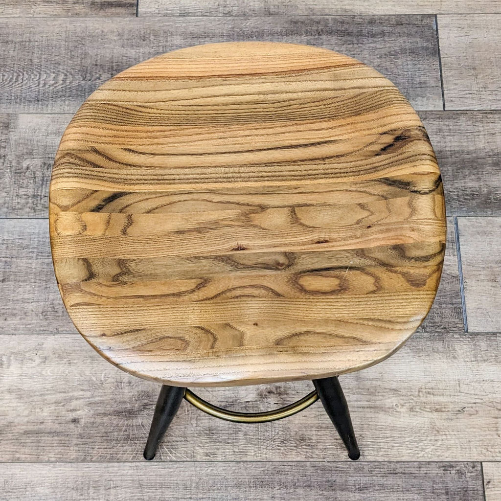 Industrial Style Adjustable Height Stool