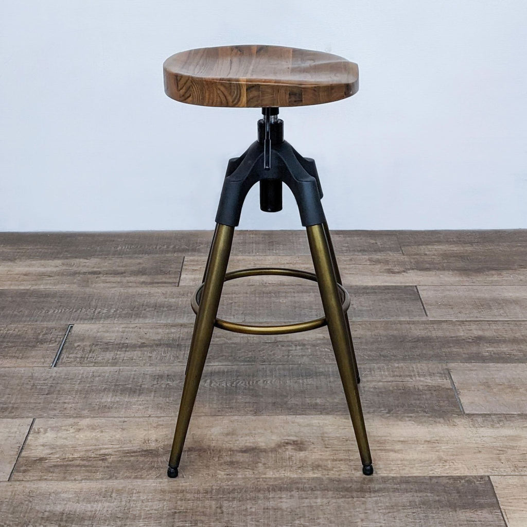 Industrial Style Adjustable Height Stool