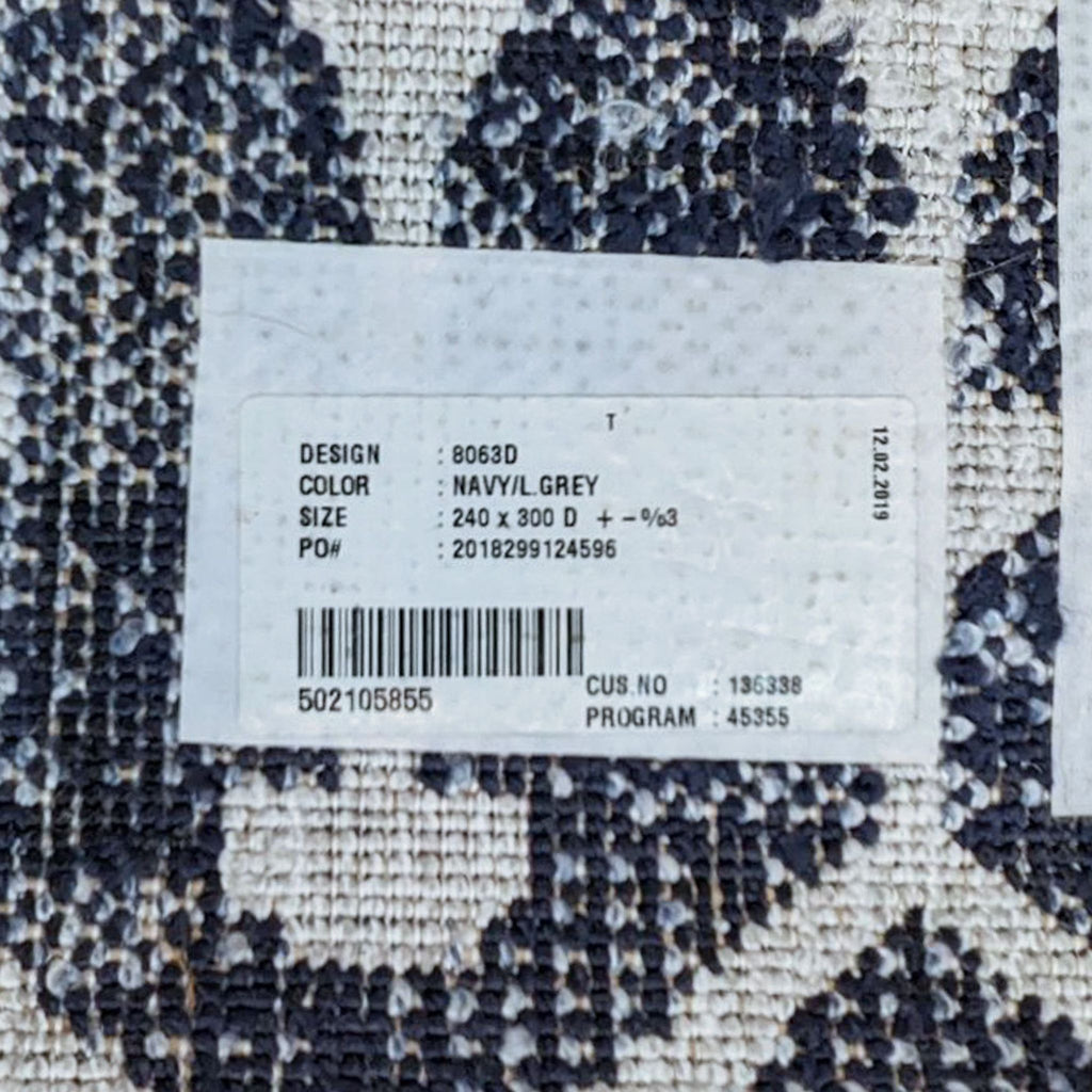 Nourison Palermo 8’x10’ Navy Moroccan Area Rug