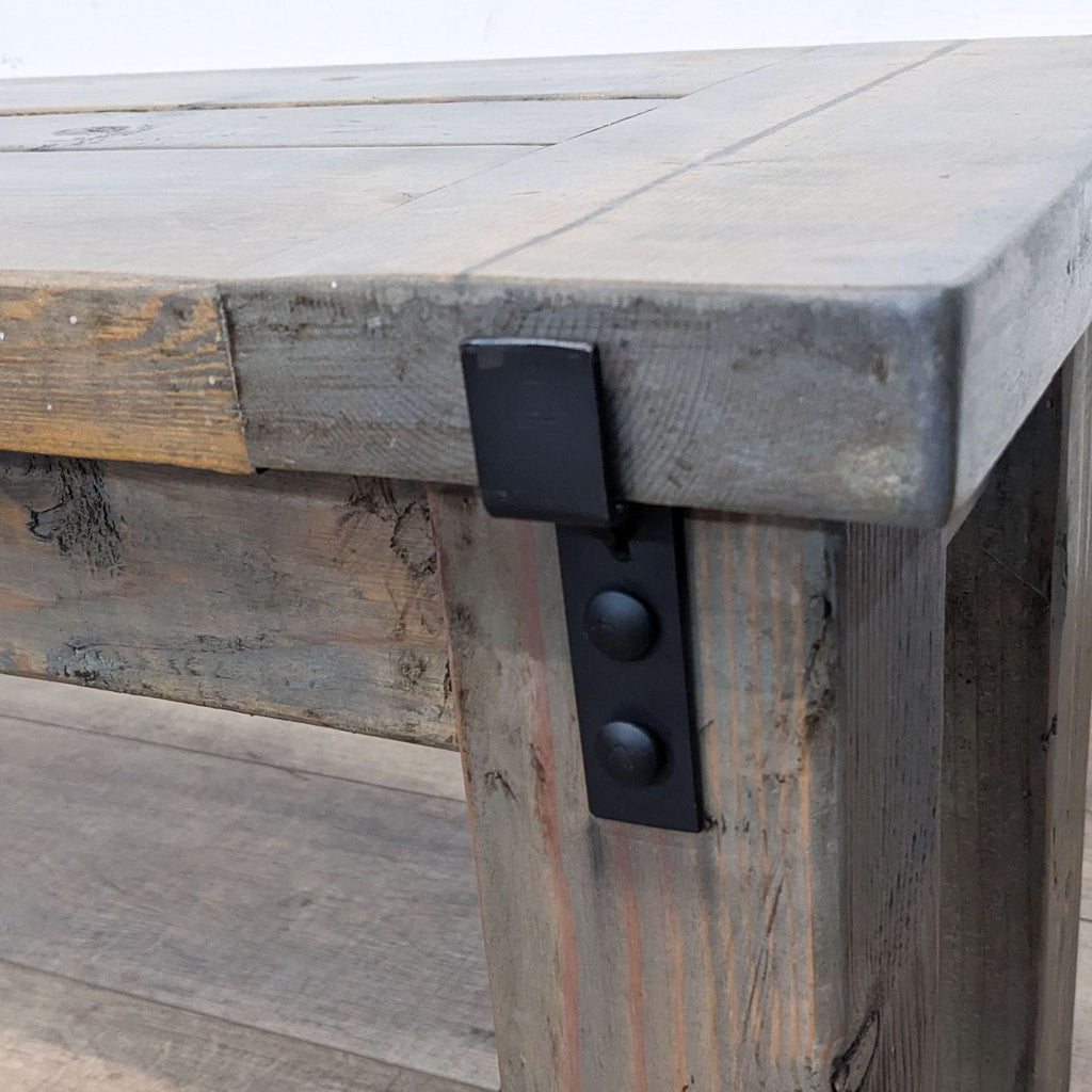 National Rustic Handcrafted Wood Bench