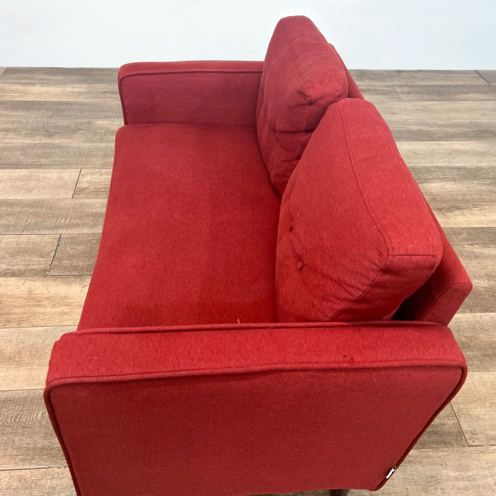 Zinus Red Loveseat