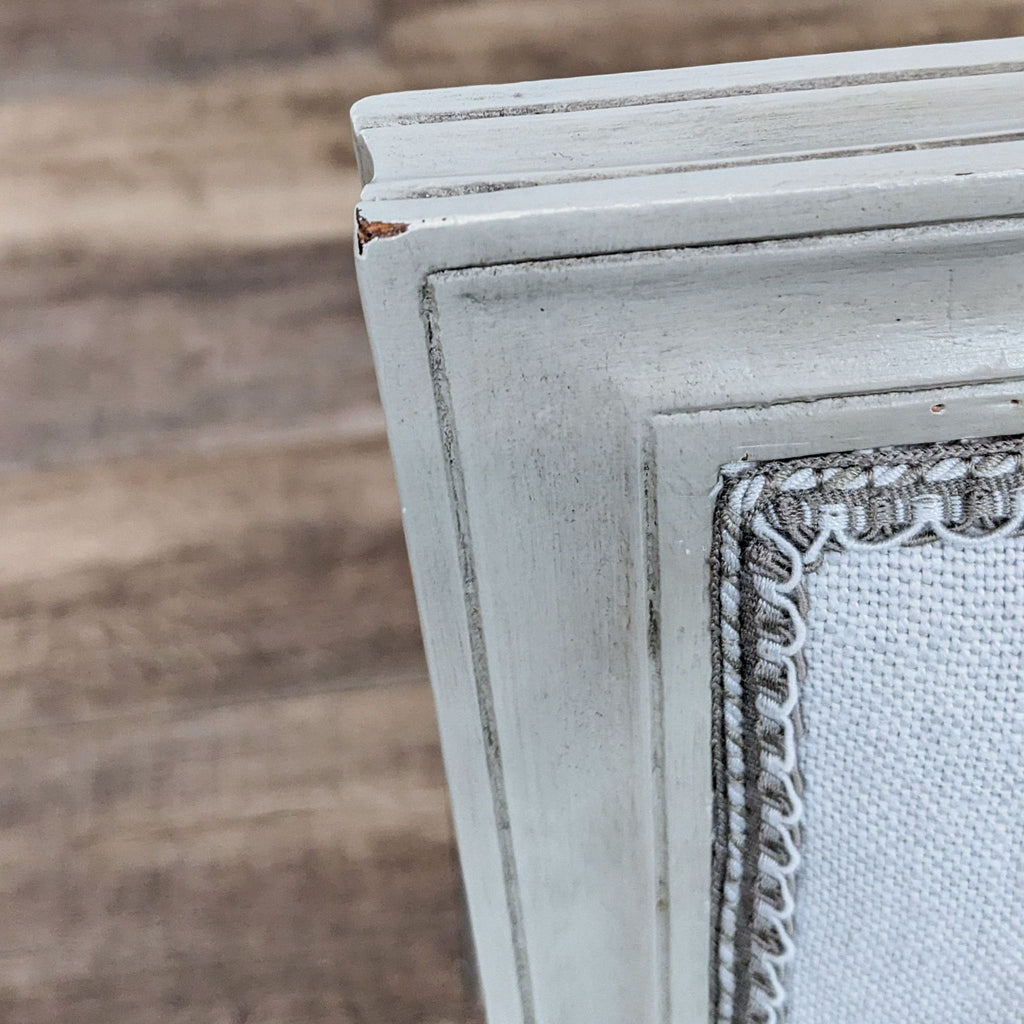 French Country Style Upholstered Side Chair