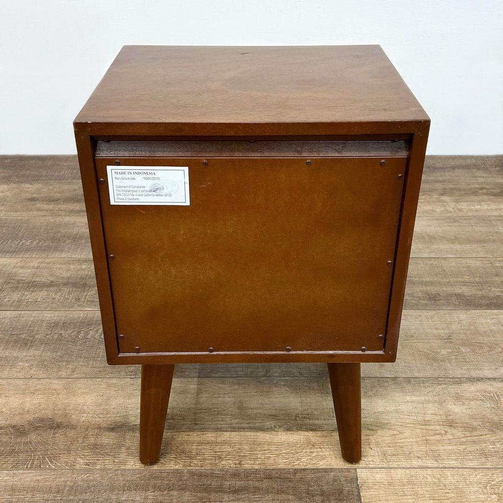 Mid-Century Two Drawer Nightstand