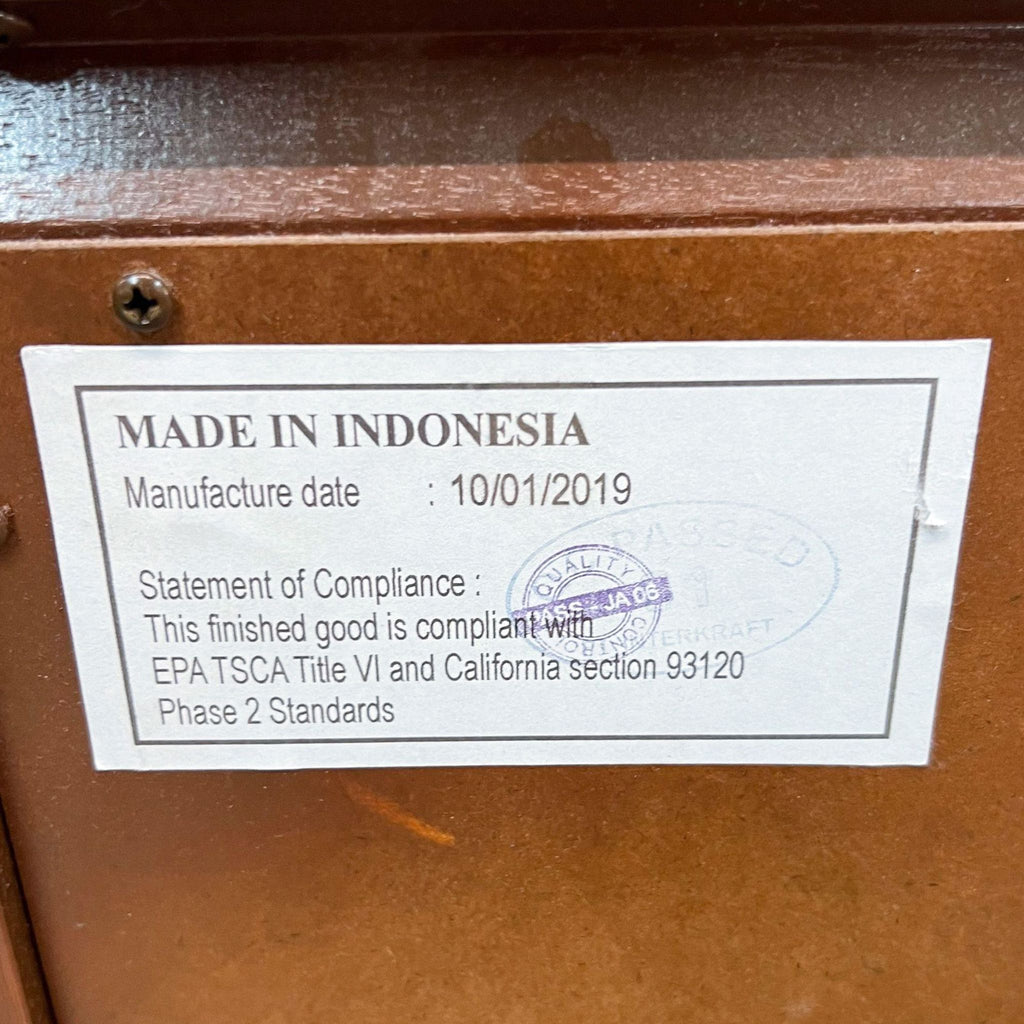 Mid-Century Two Drawer Nightstand