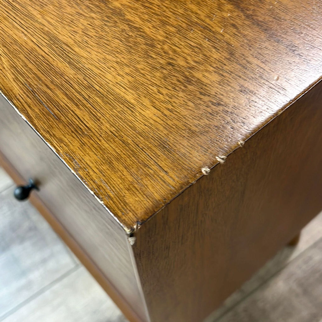 Mid-Century Two Drawer Nightstand