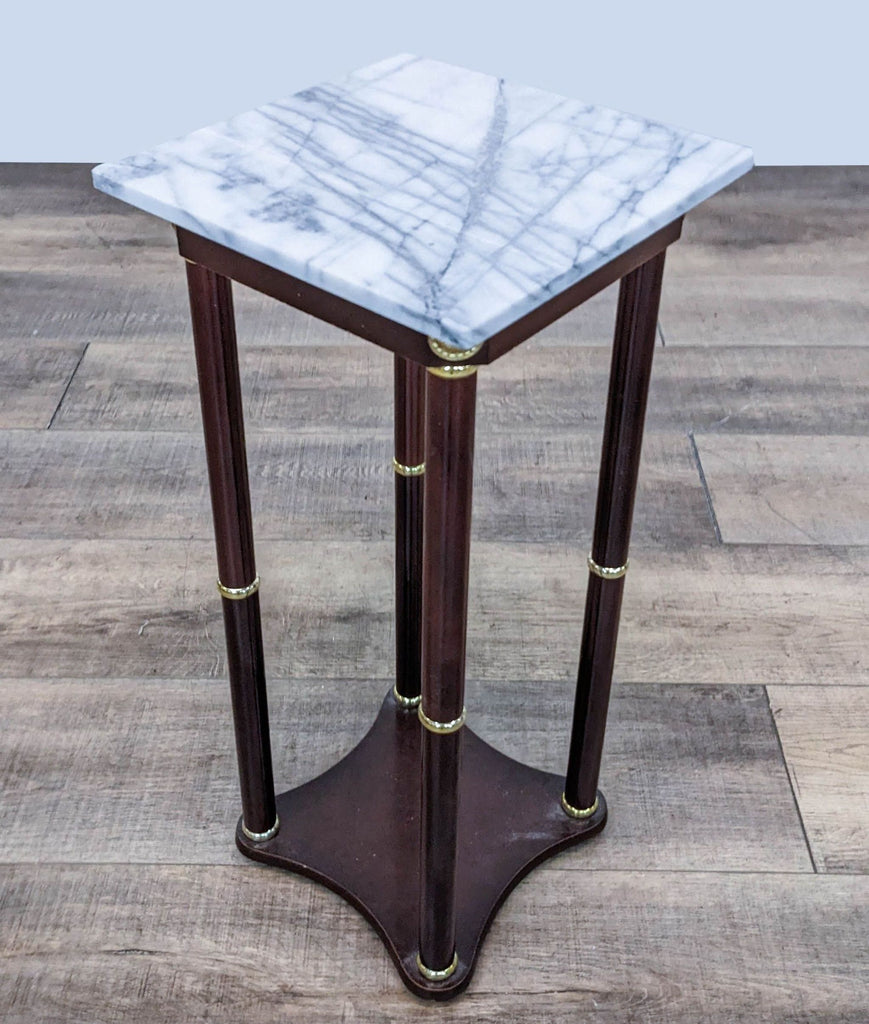 Empire Style Marble Top Accent Table