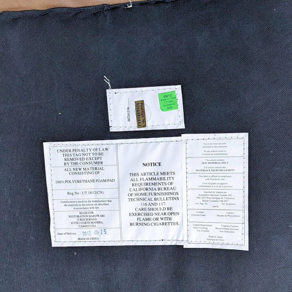 Restoration Hardware Modern Sectional