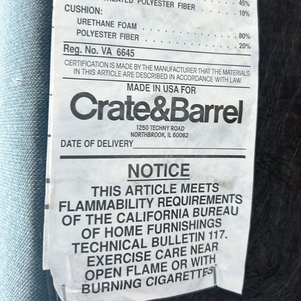 Crate & Barrel Modern Ottoman