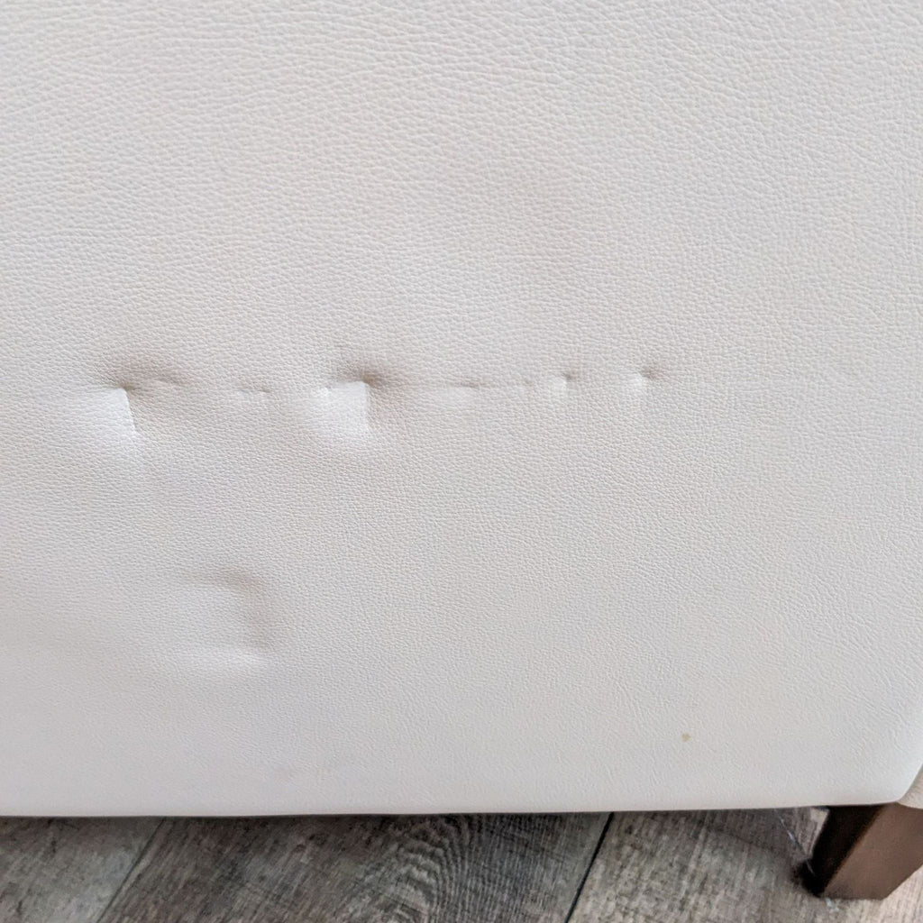 Room & Board Kent Bison White Leather Chair