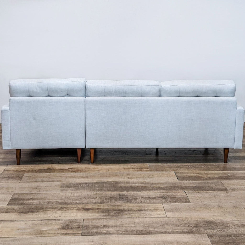 Mid-Century Modern Style Sectional With Chaise