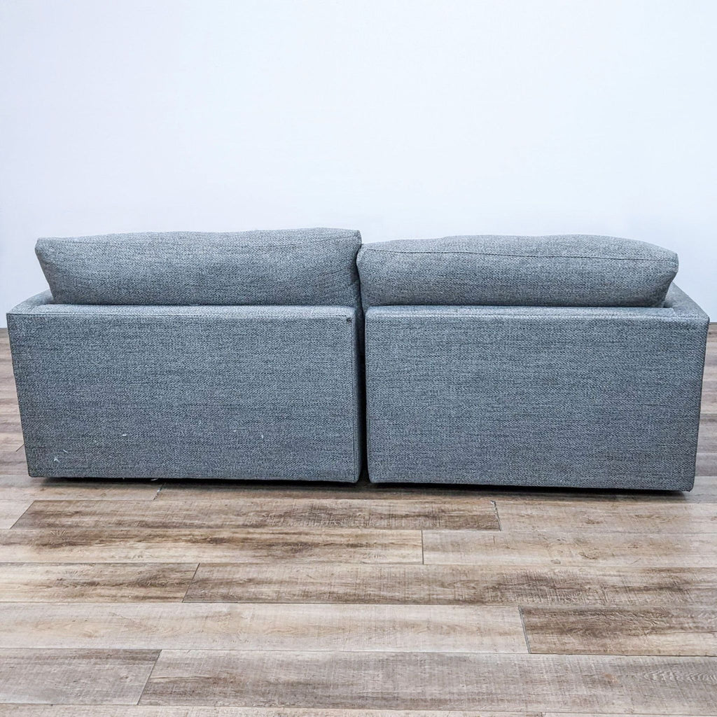 Crate & Barrel Compact Sectional With Chaise