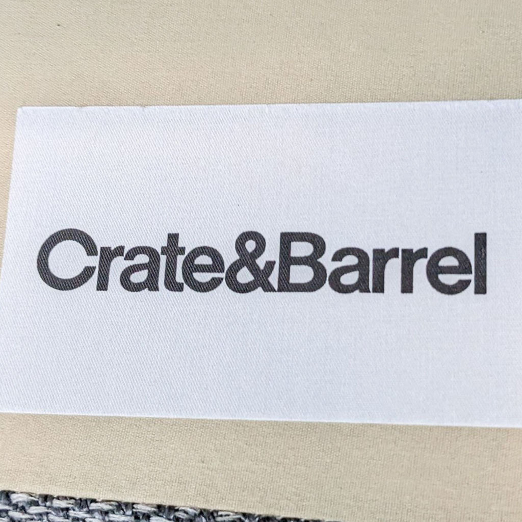 Crate & Barrel Compact Sectional With Chaise