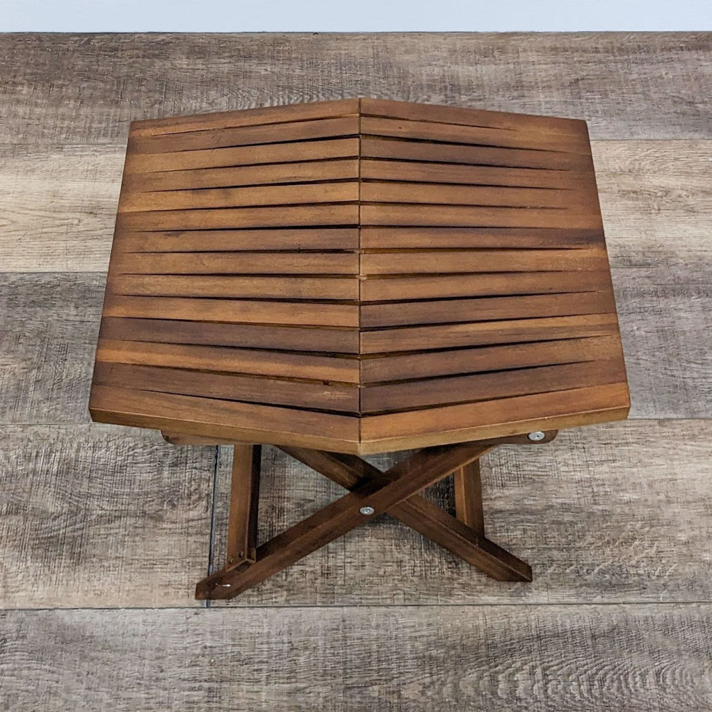 Folding Teak Outdoor Table