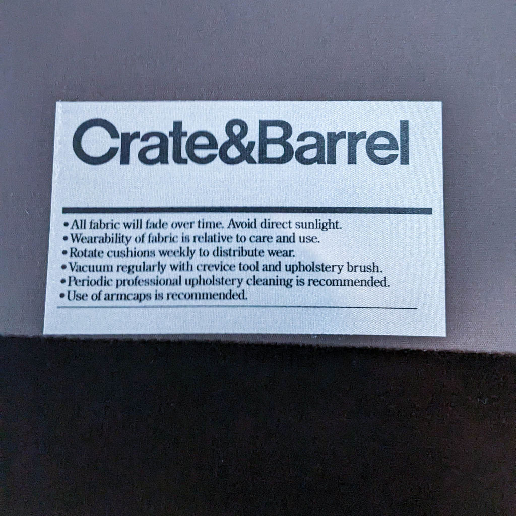 Crate & Barrel Chaise Lounge