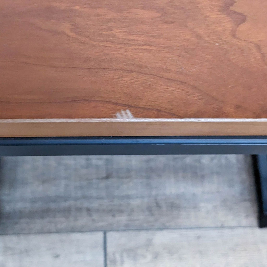 Wood Top End Table