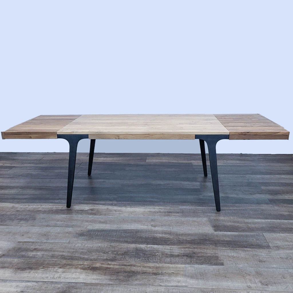 Expandable Lakin table with breadboard ends. 