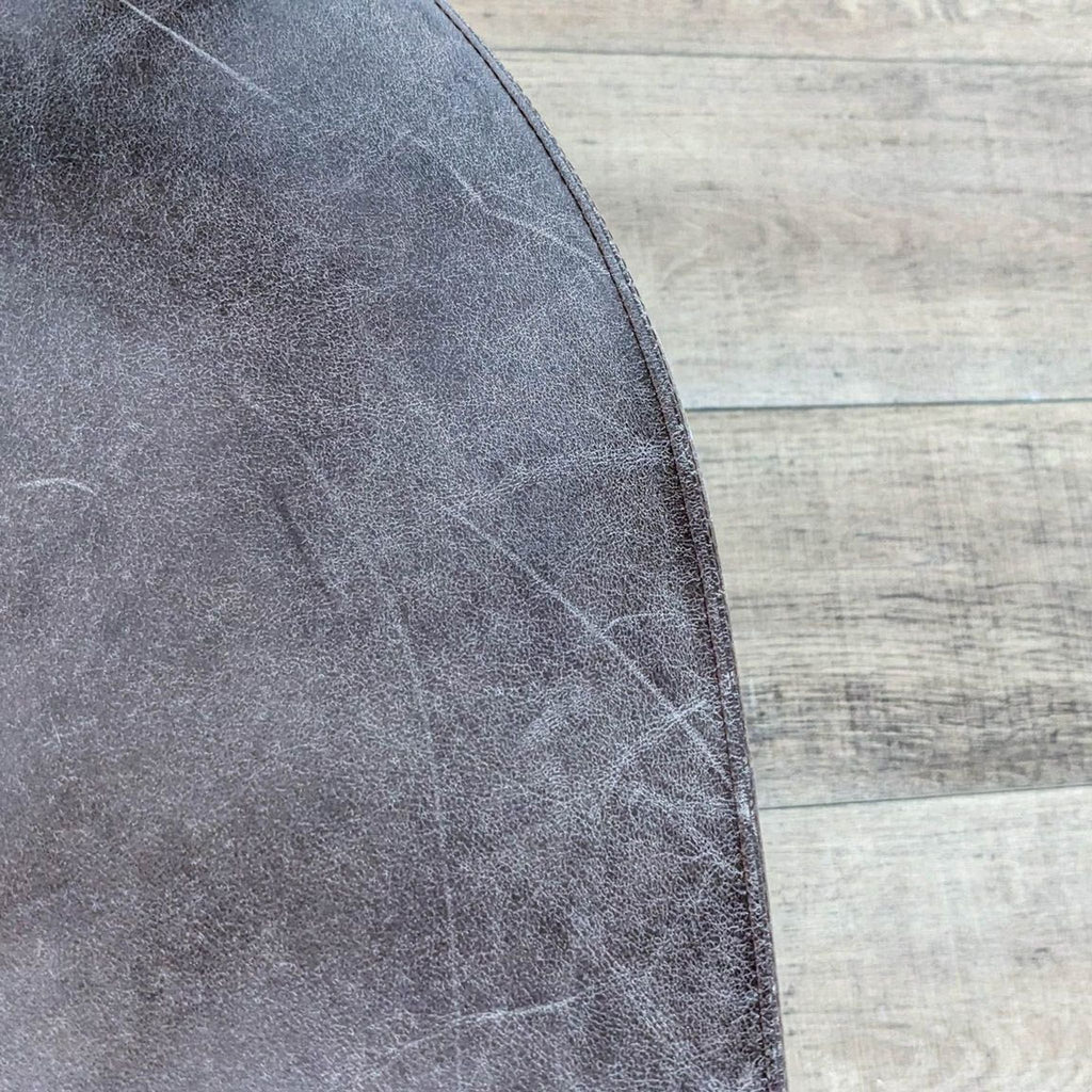 Williams Sanoma Home Scoop Wood and Leather Dining Chair