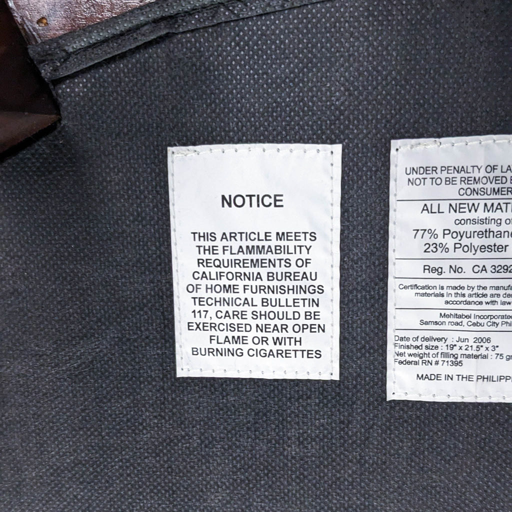 Williams Sanoma Home Scoop Wood and Leather Dining Chair