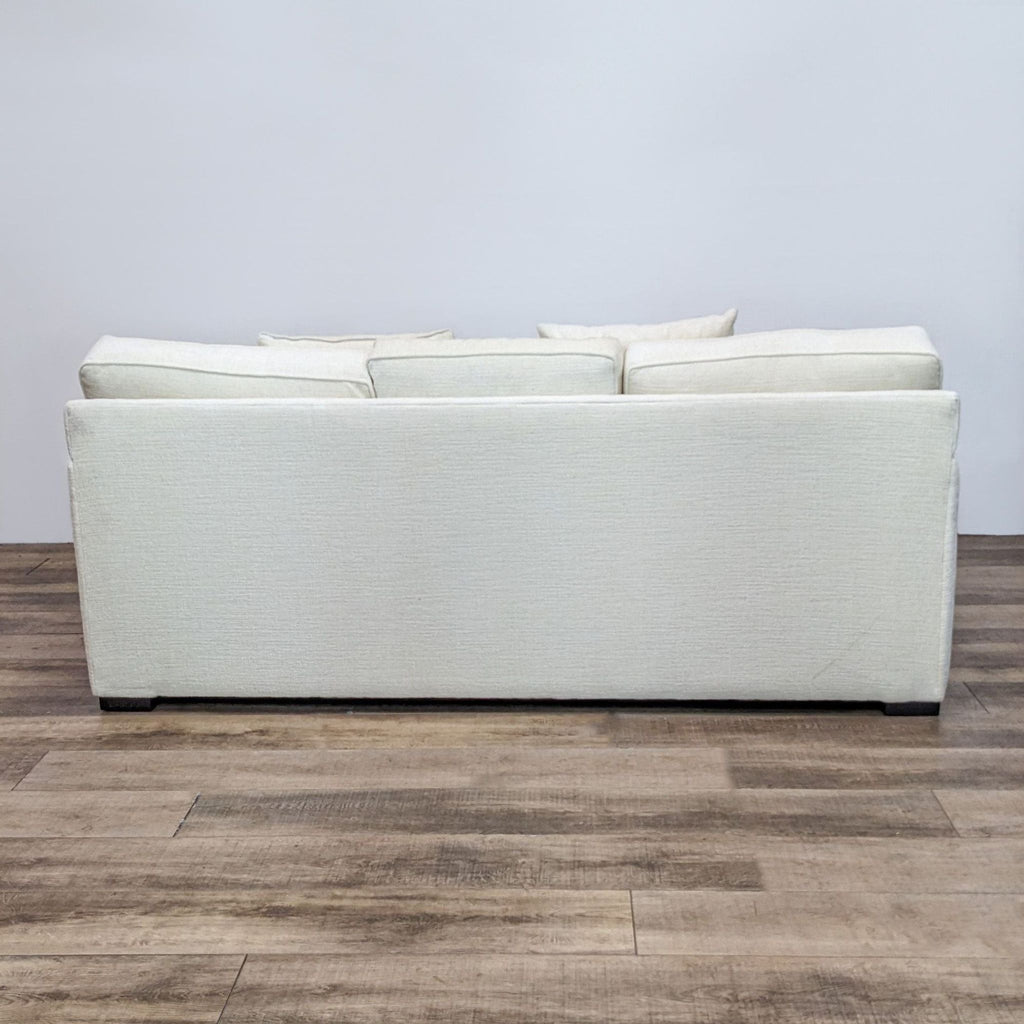 Living Space Contemporary Off White Fabric Sofa