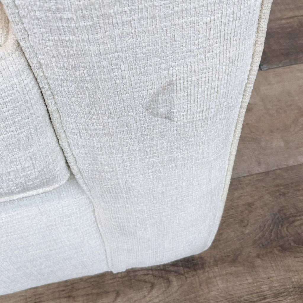 Living Space Contemporary Off White Fabric Sofa