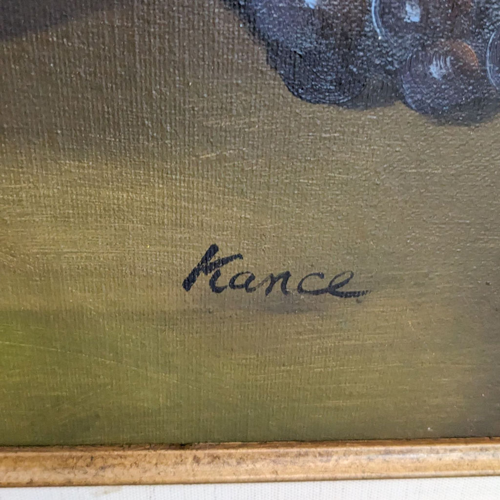 Framed Still Life Painting