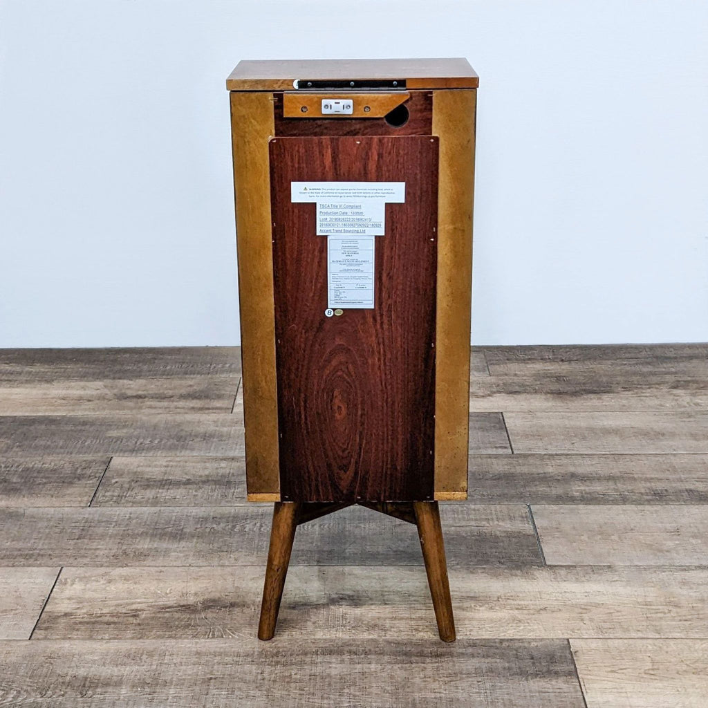 Vintage-Style Wooden Jewelry Armoire