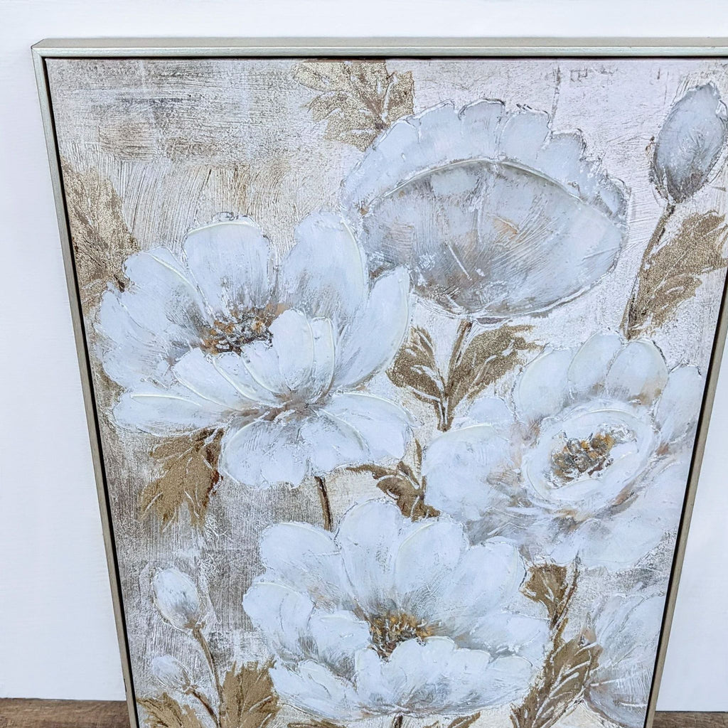 Floral Art on Canvas