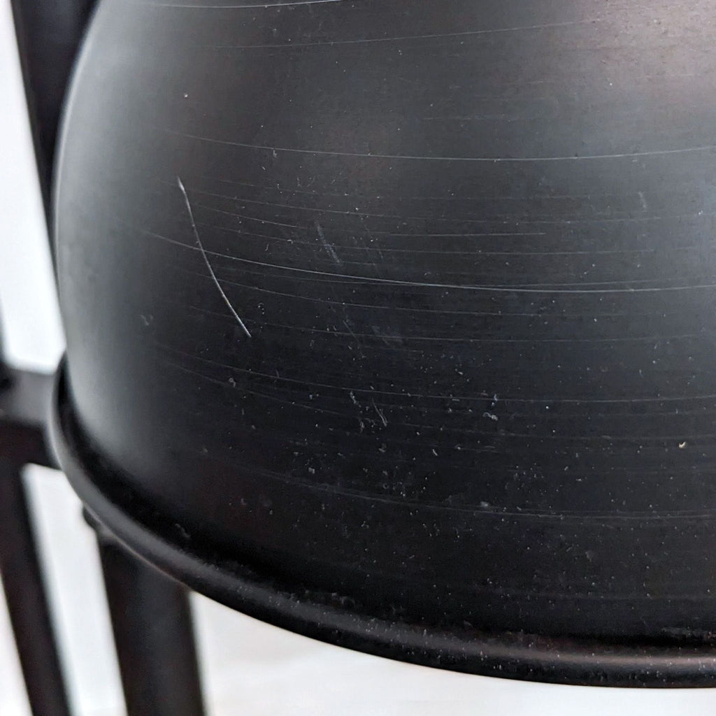 Rustic Black Metal Industrial Style Table Lamp